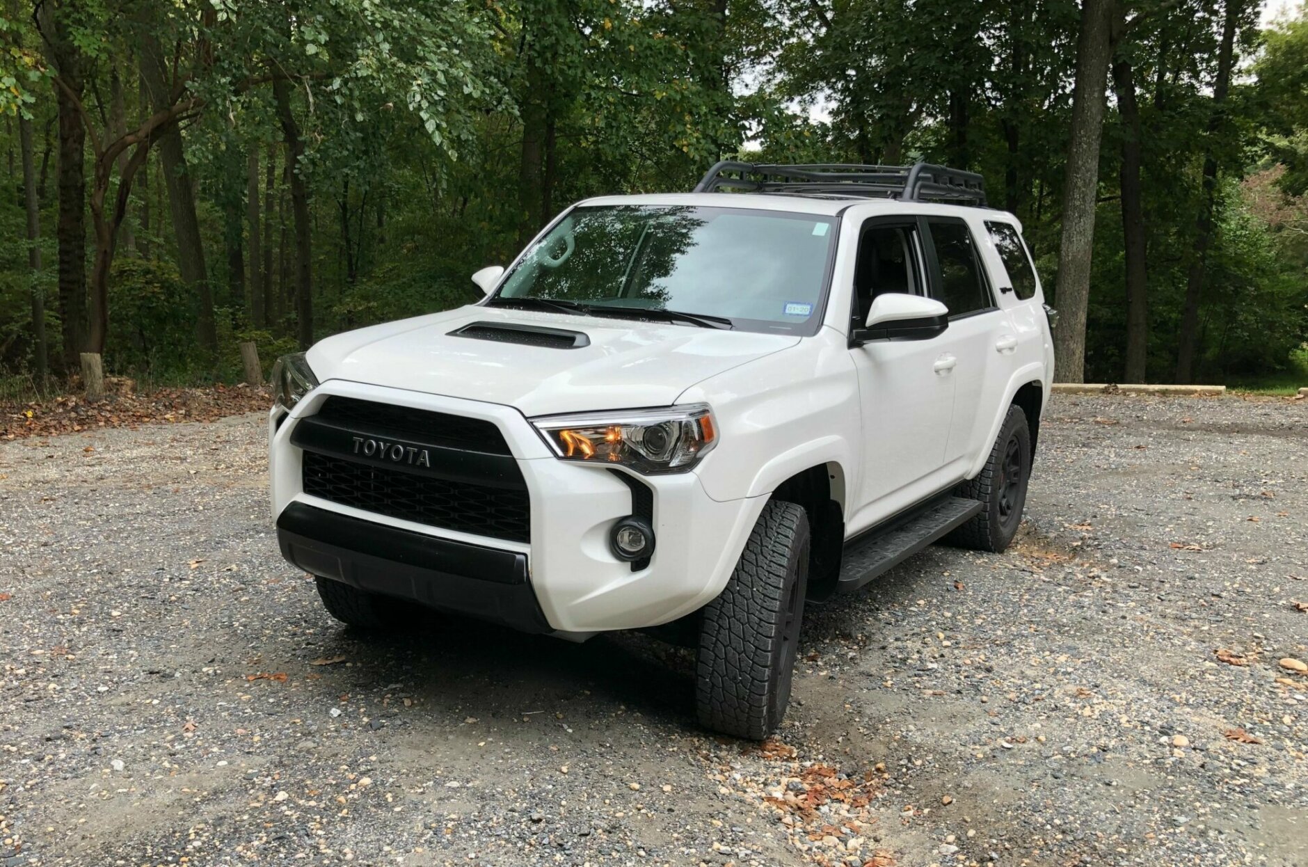 White 2023 Toyota 4Runner used by WNC Driving Service in Franklin, NC